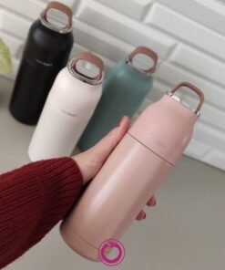 فلاسک دسته چرمی یان بن yan ben y-058 با حجم 350 میلی لیتر
