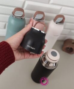 فلاسک دسته چرمی یان بن yan ben y-058 با حجم 350 میلی لیتر