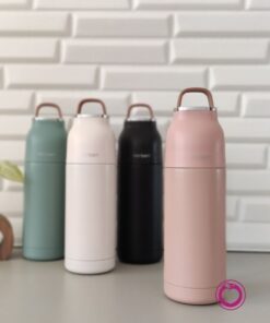 فلاسک دسته چرمی یان بن yan ben y-058 با حجم 350 میلی لیتر