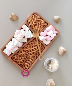 اردو خوری چهار خانه نامتقارن چوبی نیموود