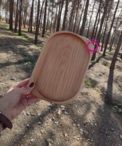 سینی چوبی منحنی کوچک نیموود