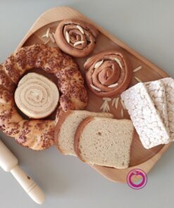 سینی چوبی منحنی بزرگ نیموود