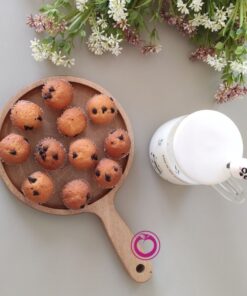 بشقاب چوبی تک دسته کوچک نیموود