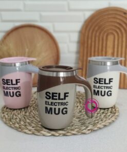 ماگ همزن دار درب دار self stirring mug