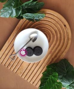 قاشق طرح بیل نقره ای
