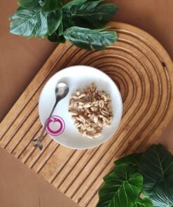 قاشق چایخوری طرح برگ نقره ای 6 عددی