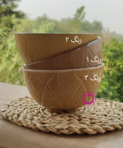 کاسه سوپ خوری سرامیکی طرح اسلیمی